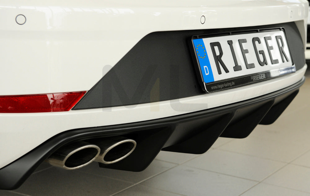 Rieger 00027035 SEAT 5F Leon FR Rear Diffuser 3 | ML Performance UK Car Parts