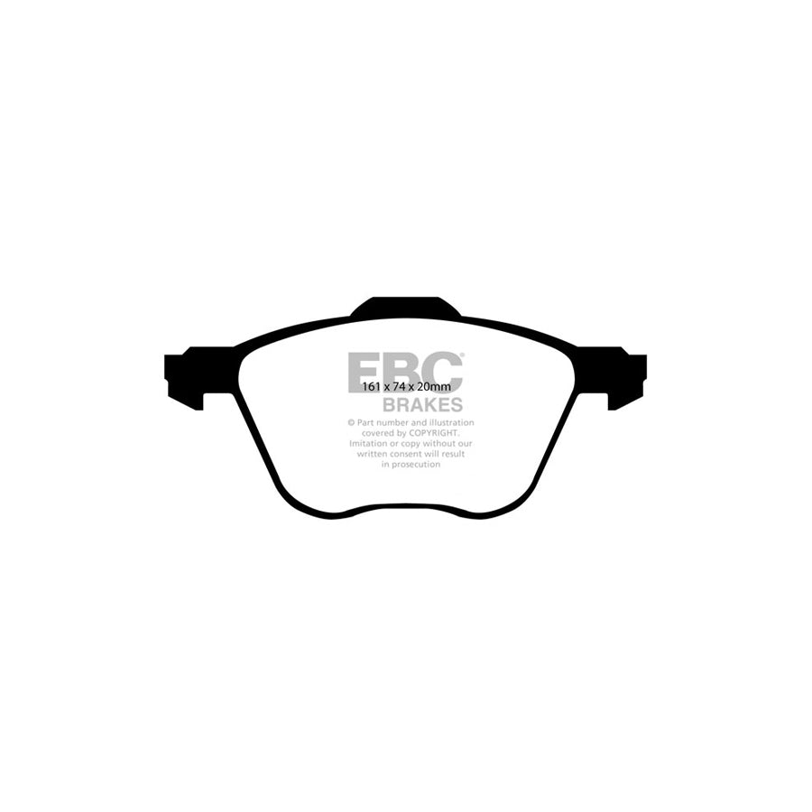 EBC DP1413 Ford Seat VW Ultimax Front Brake Pads - Girling/TRW Caliper 2 | ML Performance UK Car Parts