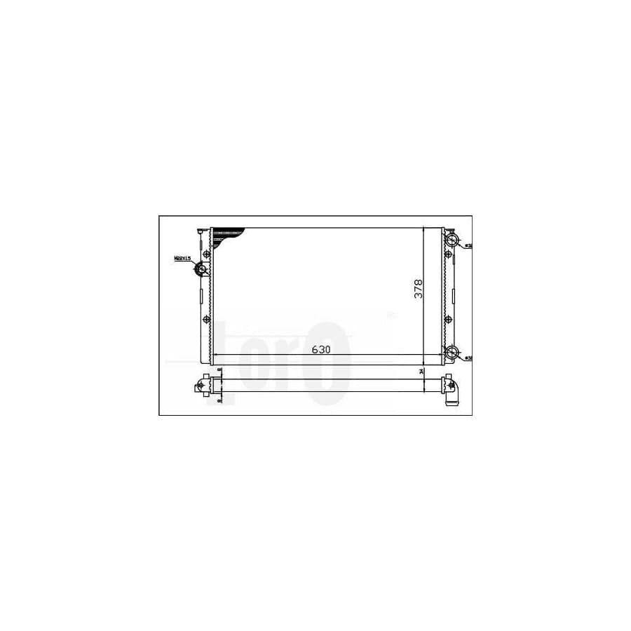 Abakus 0530170005 Engine Radiator | ML Performance UK