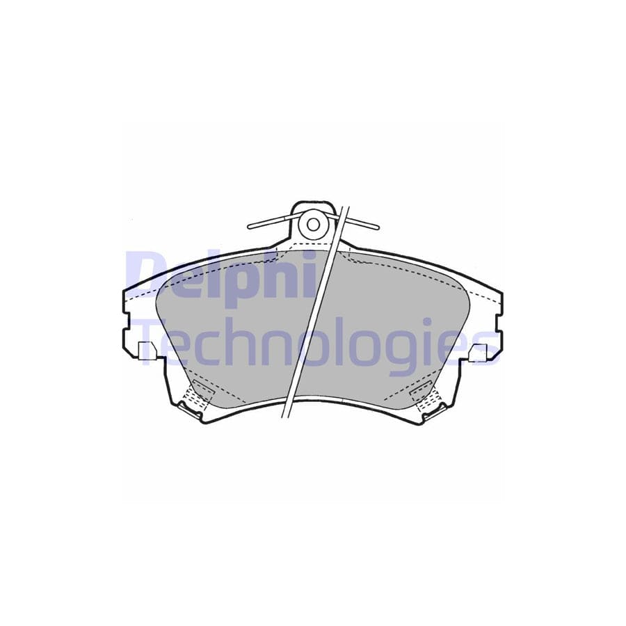 Delphi Lp1398 Brake Pad Set