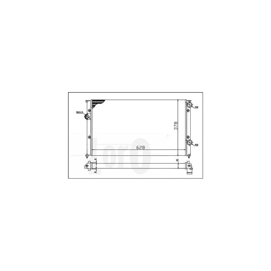 Abakus 0530170004 Engine Radiator | ML Performance UK