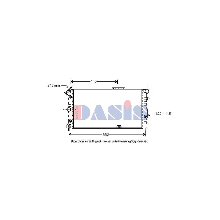 AKS Dasis 150031N Engine Radiator | ML Performance UK