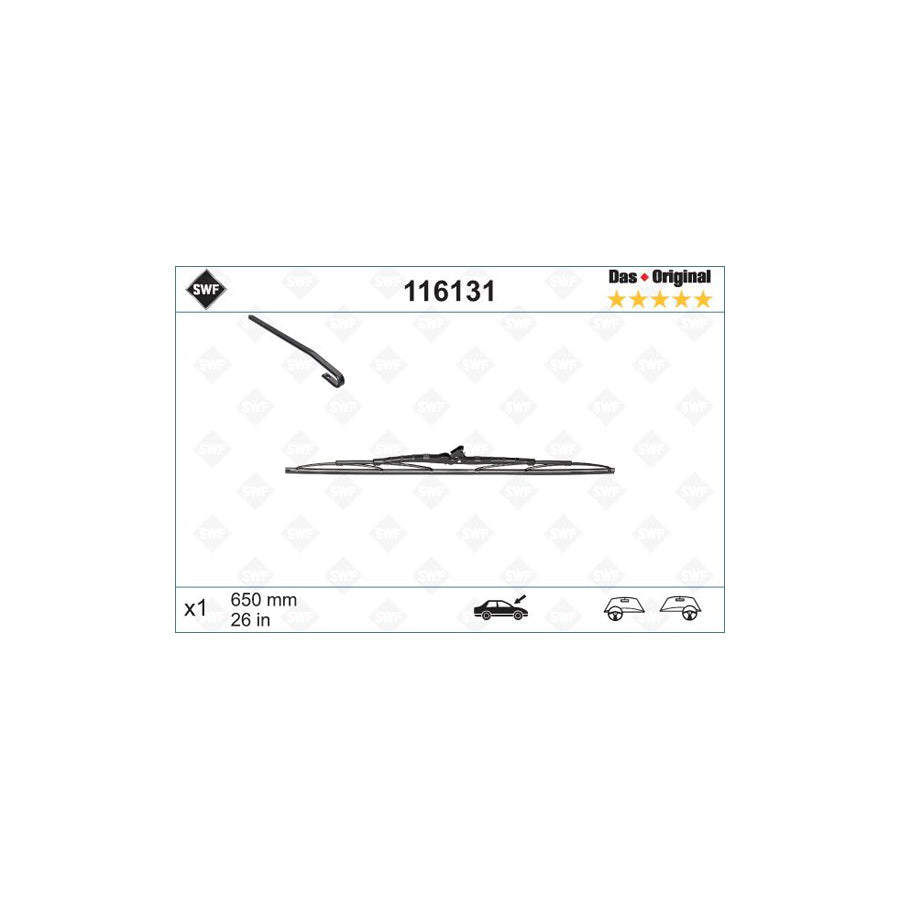 Swf Original 116131 Wiper Blade | ML Performance UK Car Parts