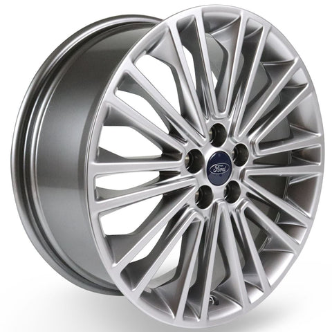 GENUINE FORD 1889413 S-MAX & GALAXY ALLOY WHEEL 19" 10 X 2-SPOKE DESIGN, LUSTER NICKEL | ML Performance UK