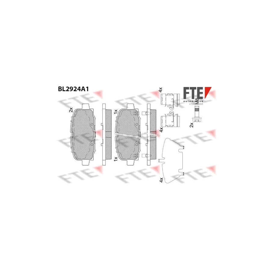 Fte 9011167 Brake Pad Set | ML Performance UK Car Parts