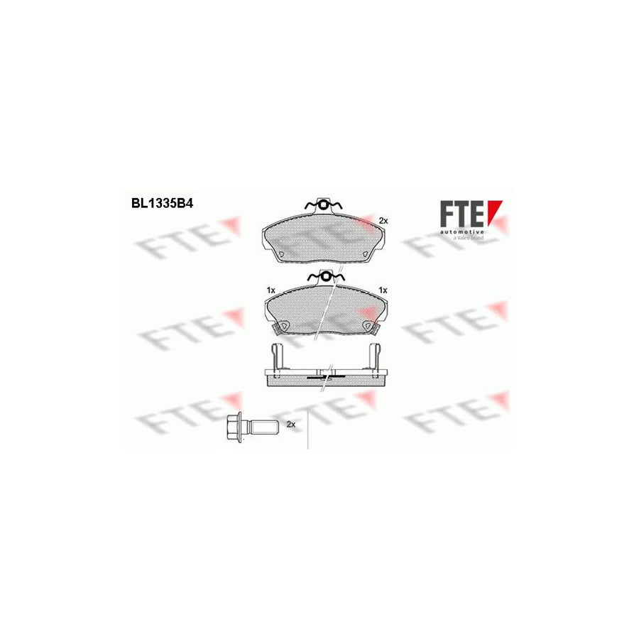 Fte 9010126 Brake Pad Set | ML Performance UK Car Parts