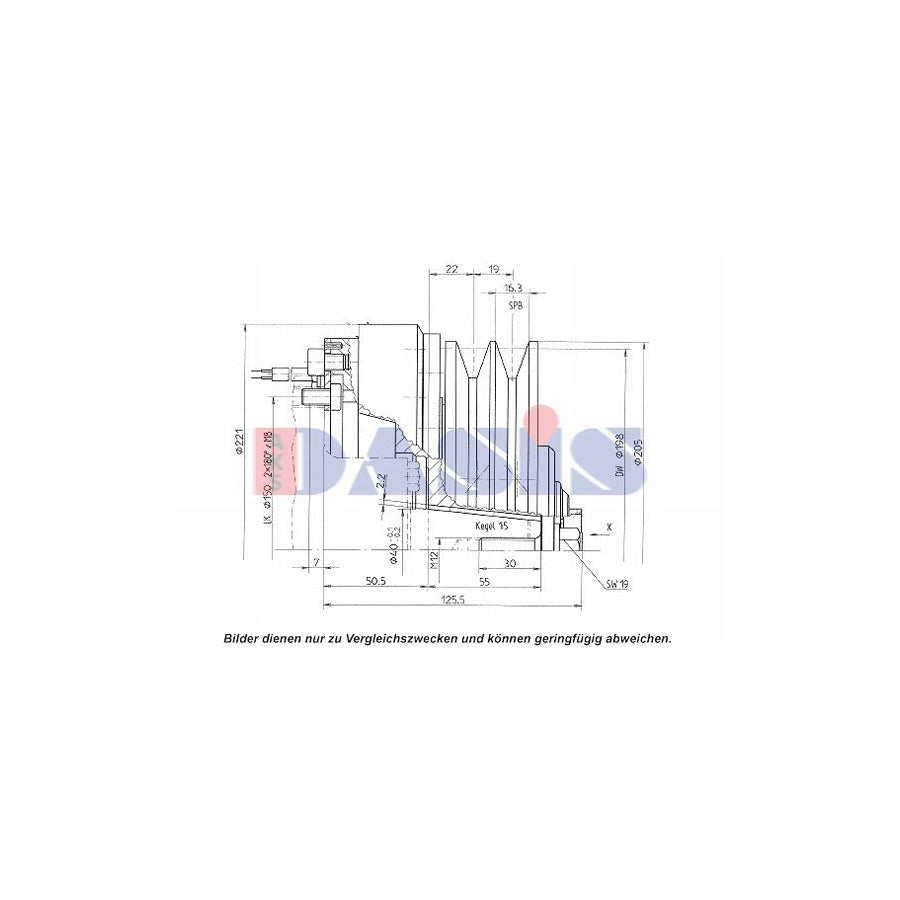 AKS Dasis 851193N Ac Compressor Clutch | ML Performance UK