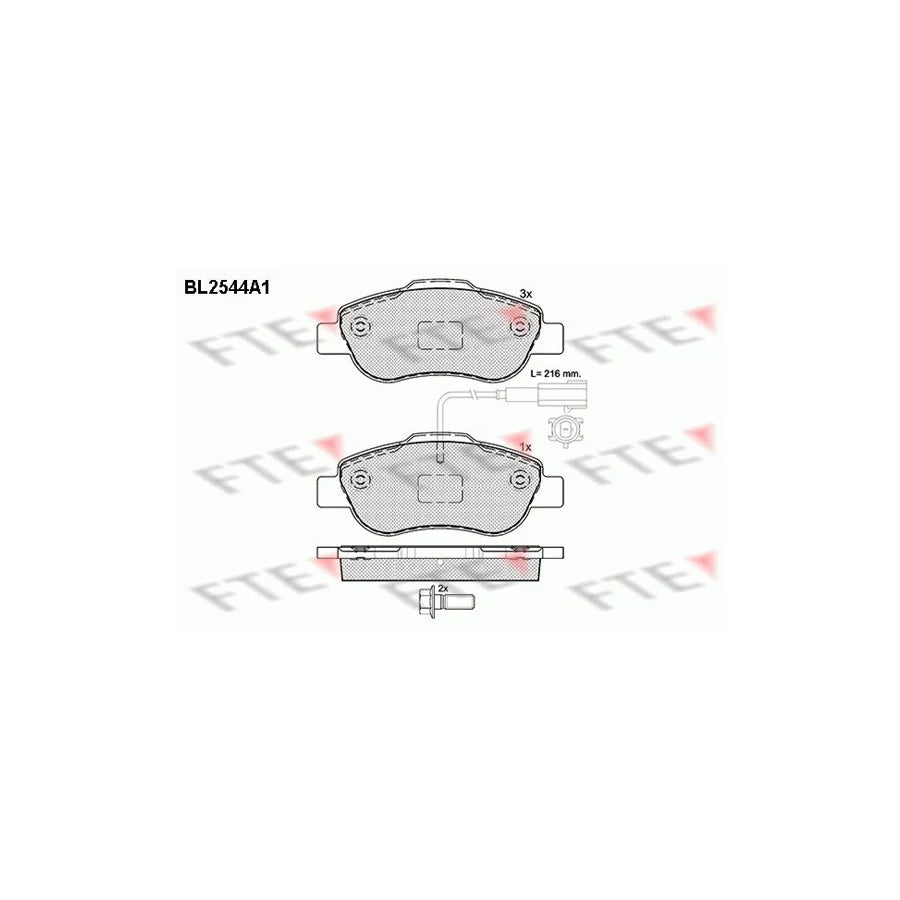 Fte BL2544A1 Brake Pad Set | ML Performance UK Car Parts