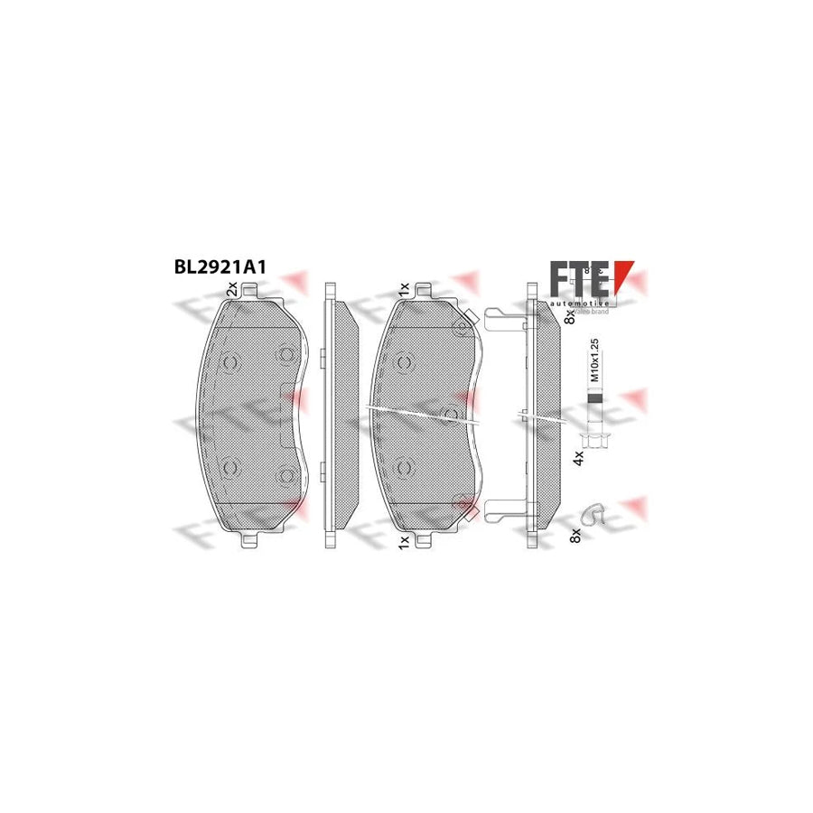 Fte 9011164 Brake Pad Set | ML Performance UK Car Parts