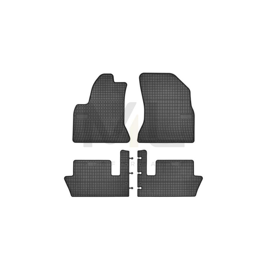 FROGUM Tailored 0636 Floor mat set for CITROﾃ起 C4 I Picasso (UD) Elastomer, Front and Rear, Quantity: 4, Black | ML Performance Car Parts