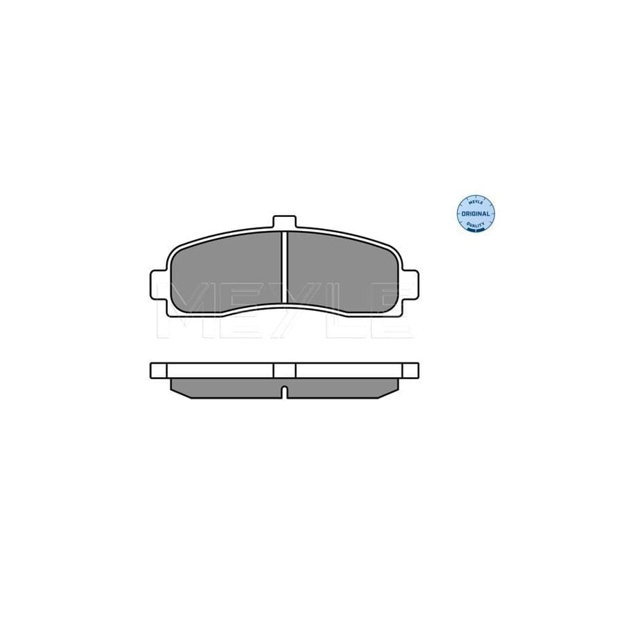 Meyle 025 216 2615 Brake Pad Set For Nissan Micra Ii Hatchback (K11)