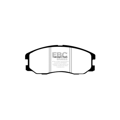 EBC PD01KF280 Chevrolet Opel Vauxhall Greenstuff Front Brake Pad & Plain Disc Kit  (Inc. Captiva & Antara) 2 | ML Performance UK Car Parts