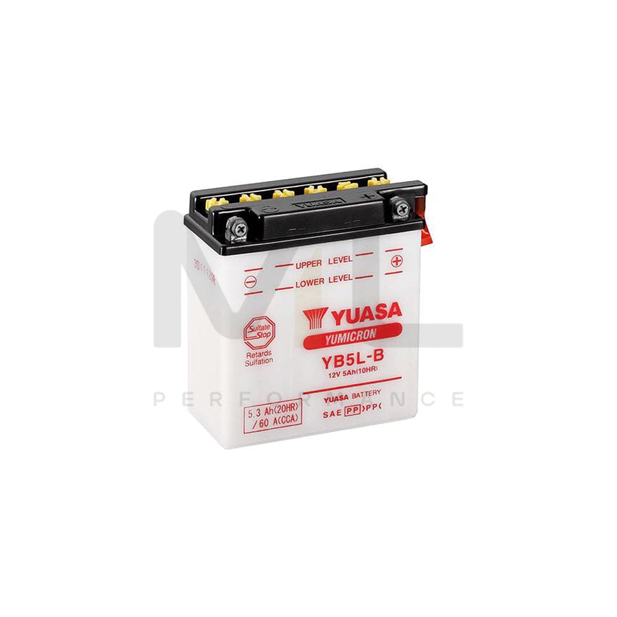 Yuasa YB5L-B 12v Motorbike & Motorcycle Battery | ML Performance UK Car Parts