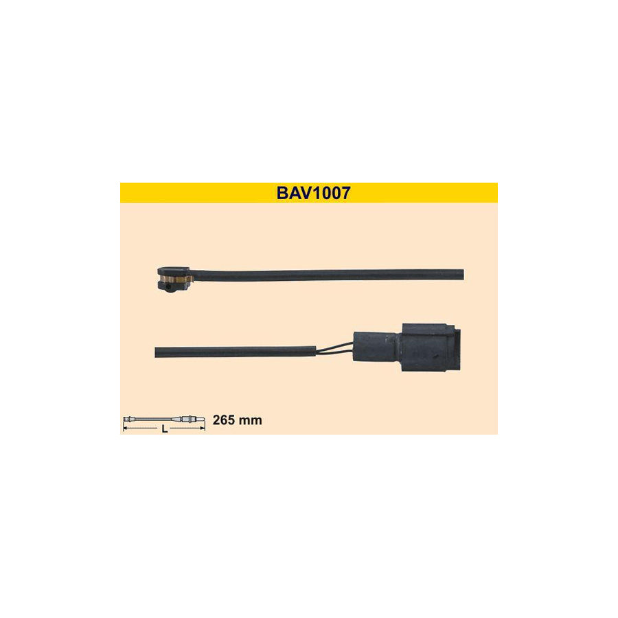 Barum BAV1007 Brake Pad Wear Sensor