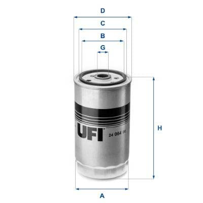 UFI 24.064.00 Fuel Filter