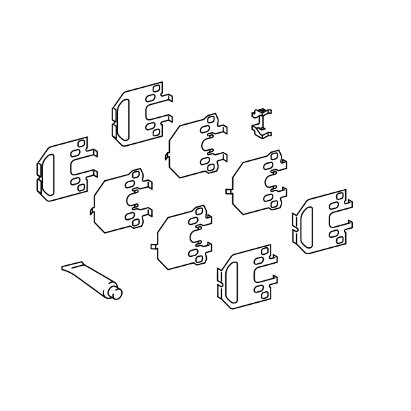 Genuine Lexus 04946-50070 LS Phase 4 Rear Anti Squeal Shim Kit