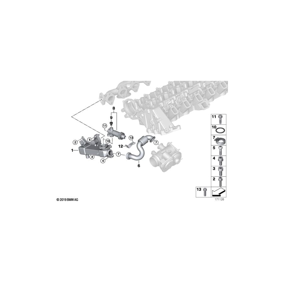 Genuine BMW 11717810578 E91 E60 E63 Holder (Inc. X6 35dX, X5 3.0sd & 535d) | ML Performance UK Car Parts