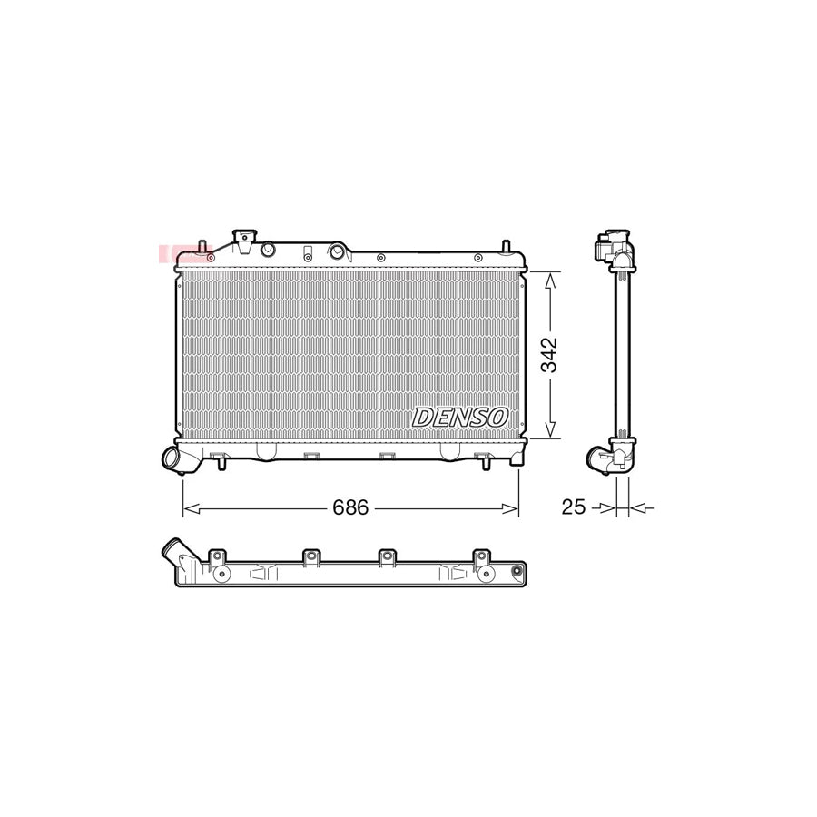 Denso DRM36026 Drm36026 Engine Radiator | ML Performance UK