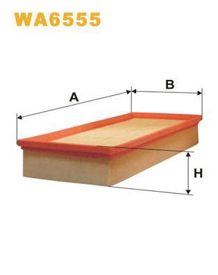 WIX Filters WA6555 Air Filter Suitable For Mercedes-Benz S-Class Saloon (W140)