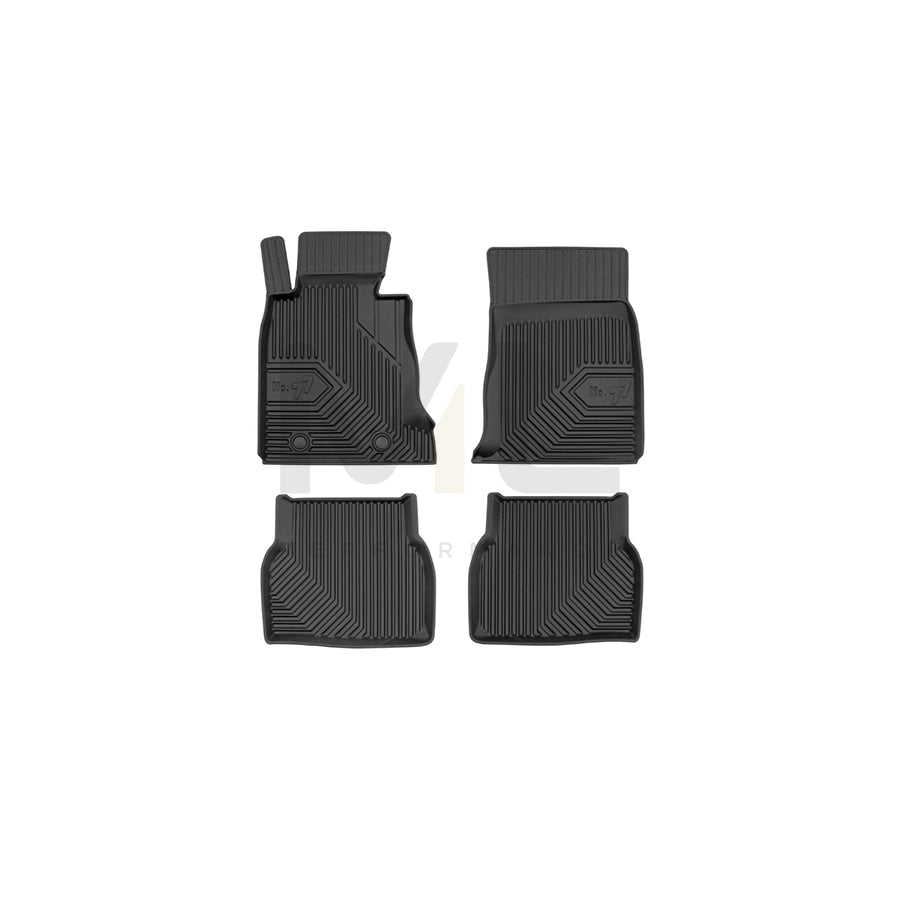 FROGUM Tailored, No.77 77407367 Floor mat set for BMW 5 Series Elastomer, Front and Rear, Quantity: 4, Black | ML Performance Car Parts