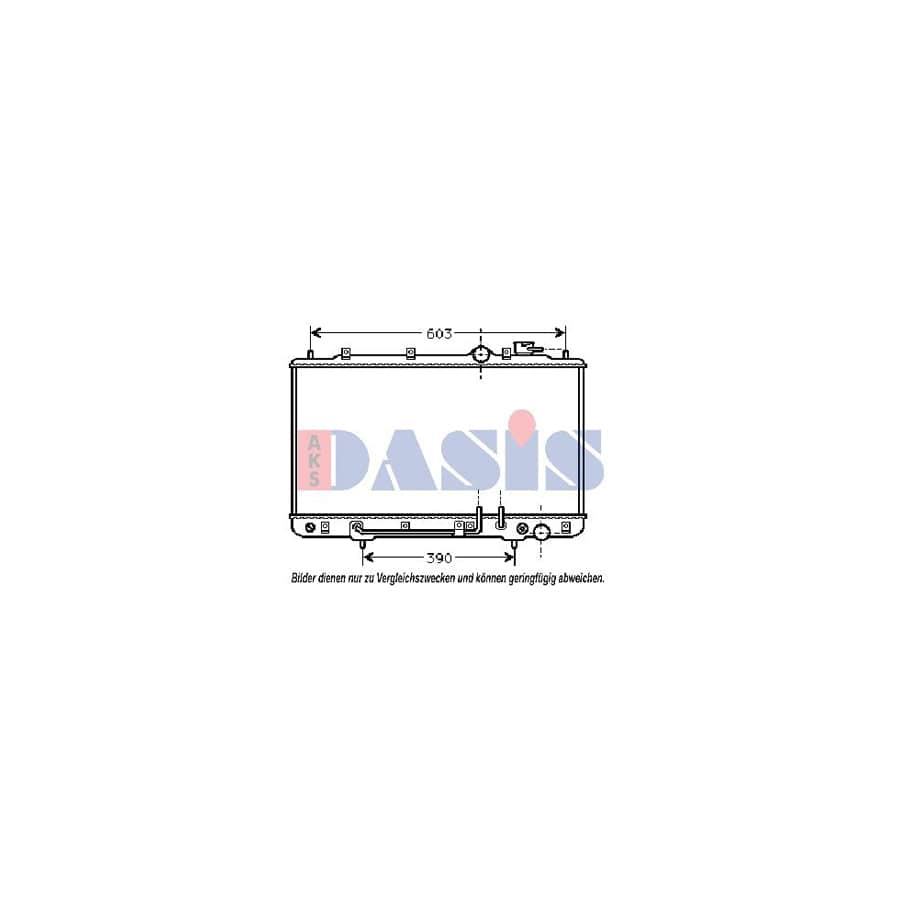 AKS Dasis 560140N Engine Radiator For Hyundai Lantra I Saloon (J-1) | ML Performance UK