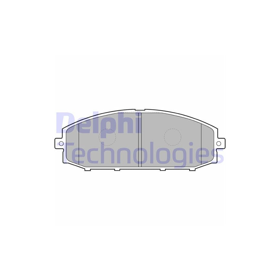 Delphi Lp1305 Brake Pad Set For Nissan Patrol