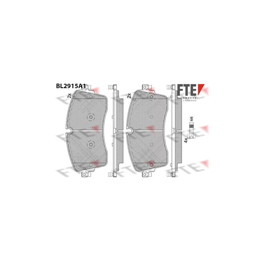 Fte 9011157 Brake Pad Set | ML Performance UK Car Parts