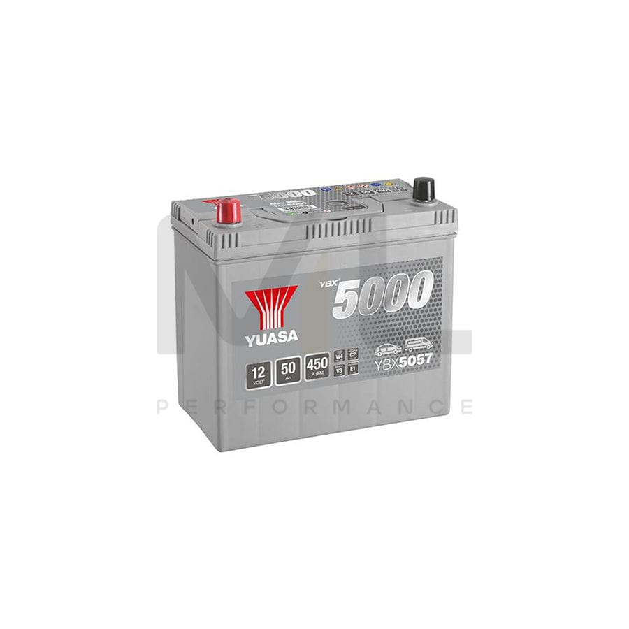 Yuasa YBX5057 12v 50Ah Silver High Performance SMF Battery | ML Performance UK Car Parts