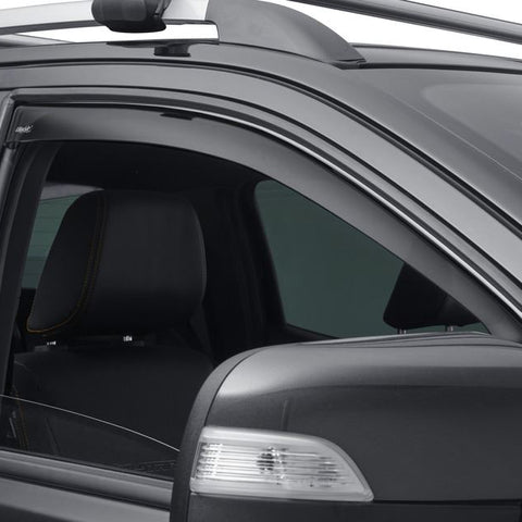 GENUINE FORD 1772107 RANGER DOUBLE CAB CLIMAIR®* WIND DEFLECTORS FOR FRONT DOOR WINDOWS, BLACK, 2012 - ONWARD | ML Performance UK