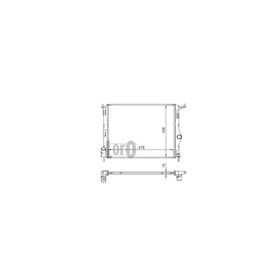 Abakus 0100170003 Engine Radiator | ML Performance UK