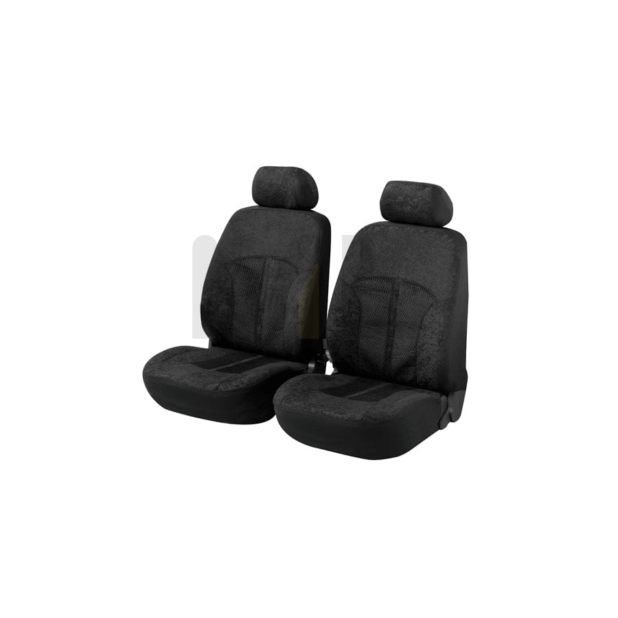 WALSER ZIPP IT Premium 11787 Car seat cover Black, Polyester, Front | ML Performance Car Parts