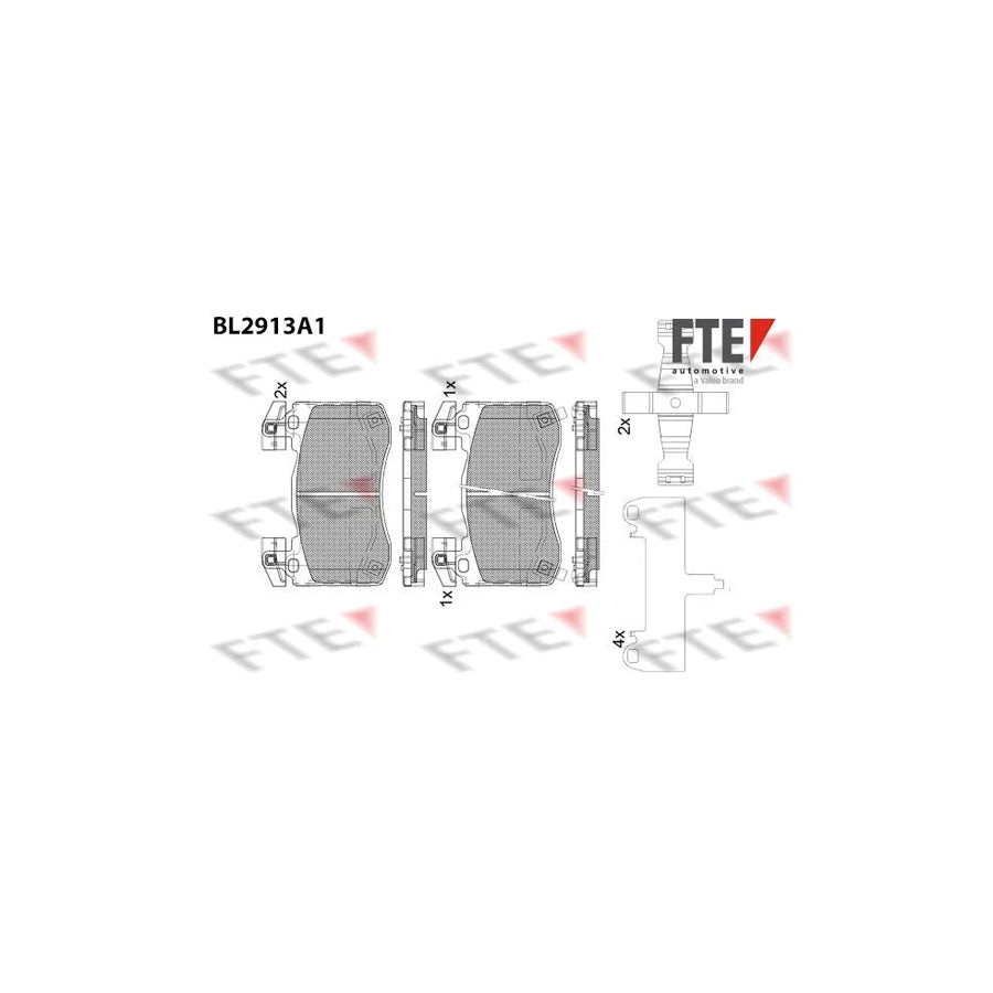 Fte 9011155 Brake Pad Set | ML Performance UK Car Parts