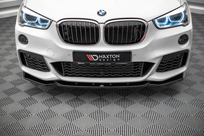 Maxton Design BMW X1 M-Pack F48 Front Splitter V.1