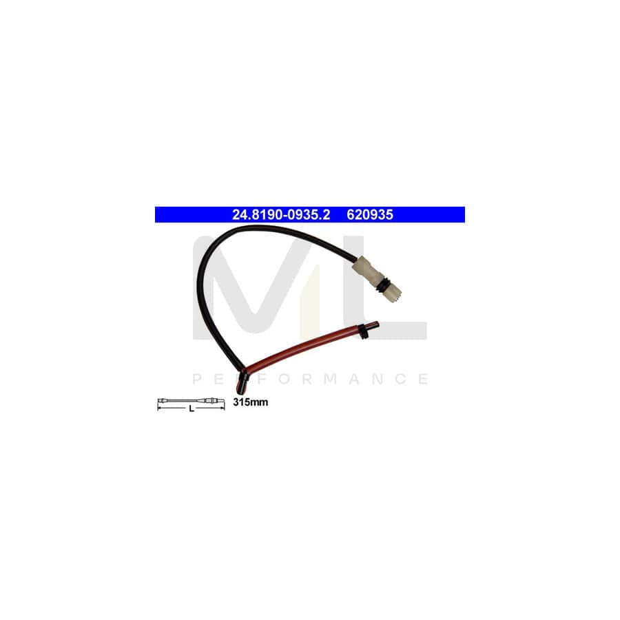 ATE 24.8190-0935.2 Brake pad wear sensor for PORSCHE Cayman (987) | ML Performance Car Parts