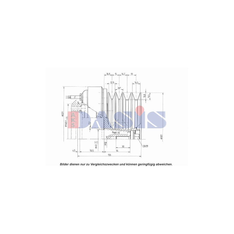 AKS Dasis 851203N Ac Compressor Clutch | ML Performance UK