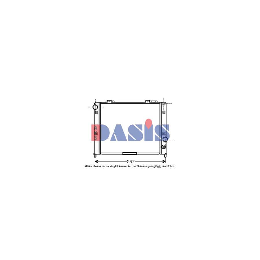 AKS Dasis 011000N Engine Radiator For Alfa Romeo 164 (164) | ML Performance UK