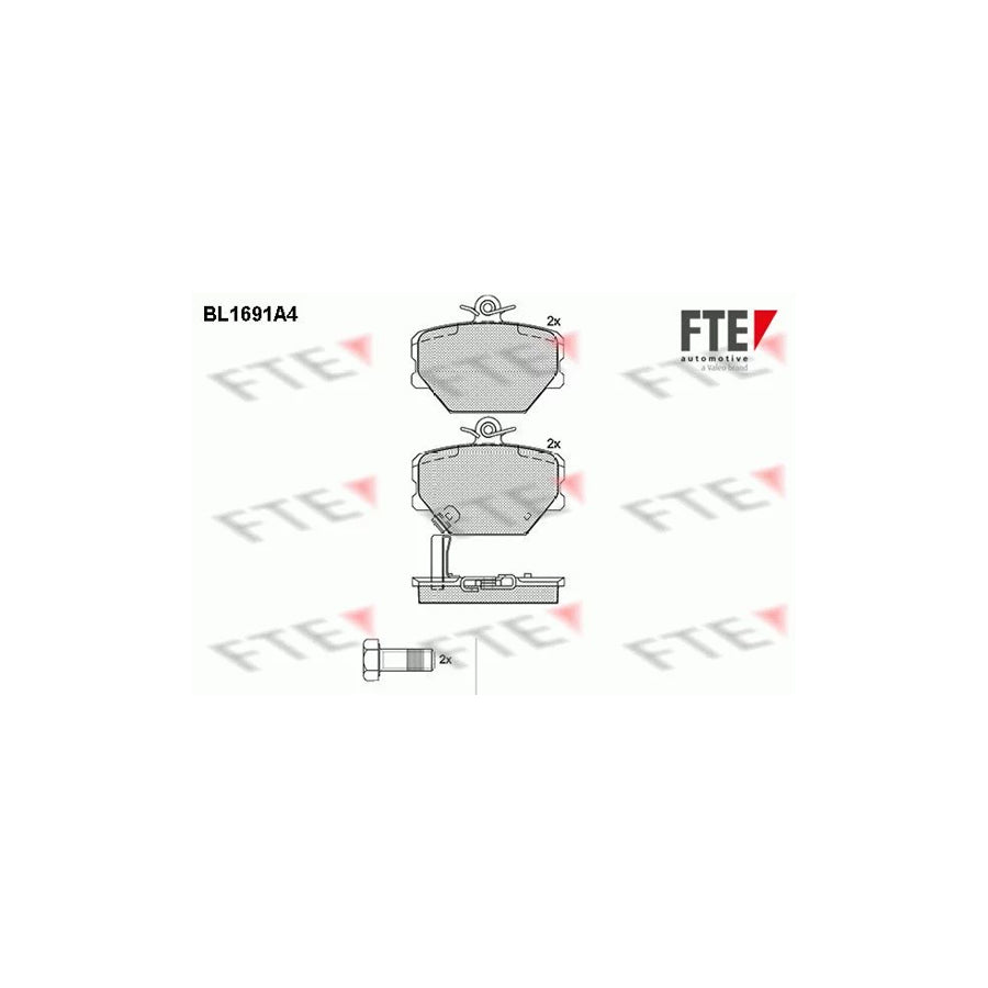 Fte BL1691A4 Brake Pad Set | ML Performance UK Car Parts