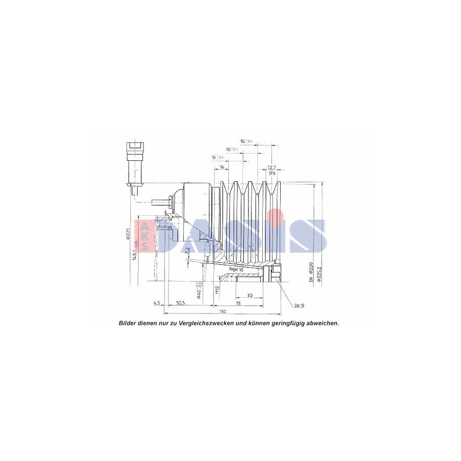 AKS Dasis 851204N Ac Compressor Clutch | ML Performance UK