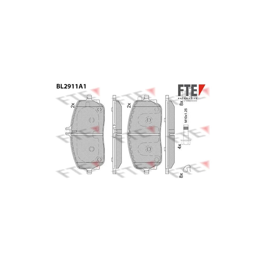 Fte 9011153 Brake Pad Set | ML Performance UK Car Parts