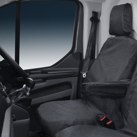 GENUINE FORD 2457381 TRANSIT CUSTOM & TRANSIT HDD* BLACK SEAT COVER FOR DRIVER SEAT | ML Performance UK