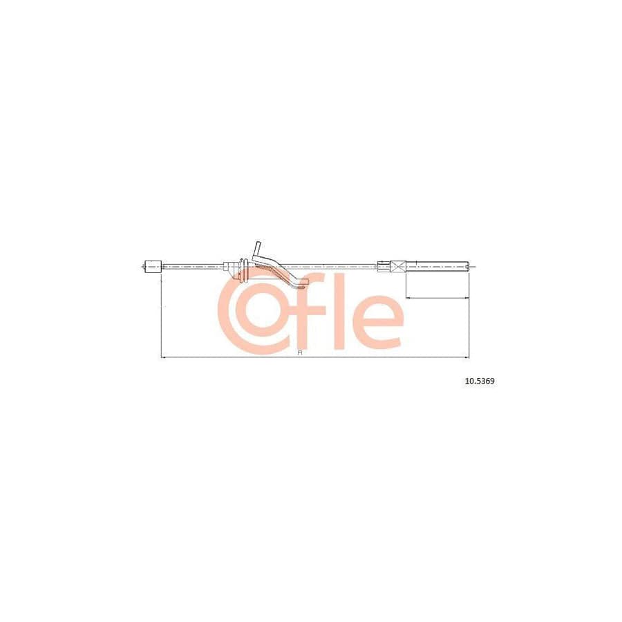 Cofle 10.5369 Hand Brake Cable