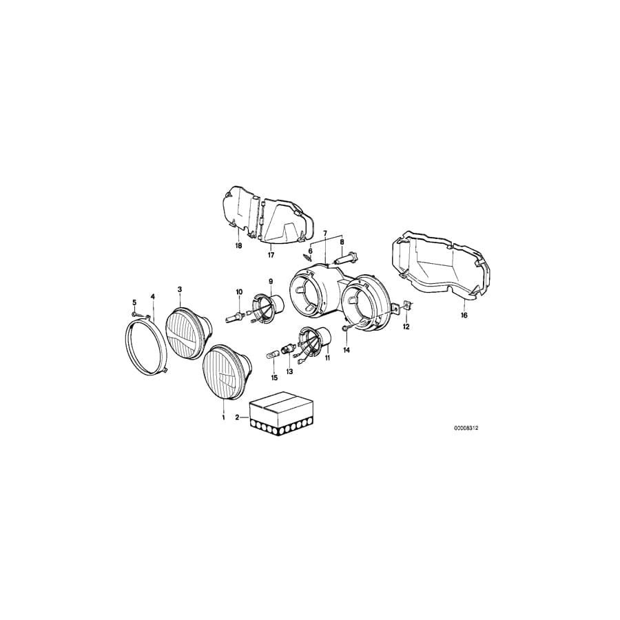 Genuine BMW 63121359777 E30 E28 E12 Fillister Head Self-Tapping Screw B3,9X8 (Inc. 2800CS, 728 & 3.3L) | ML Performance UK Car Parts