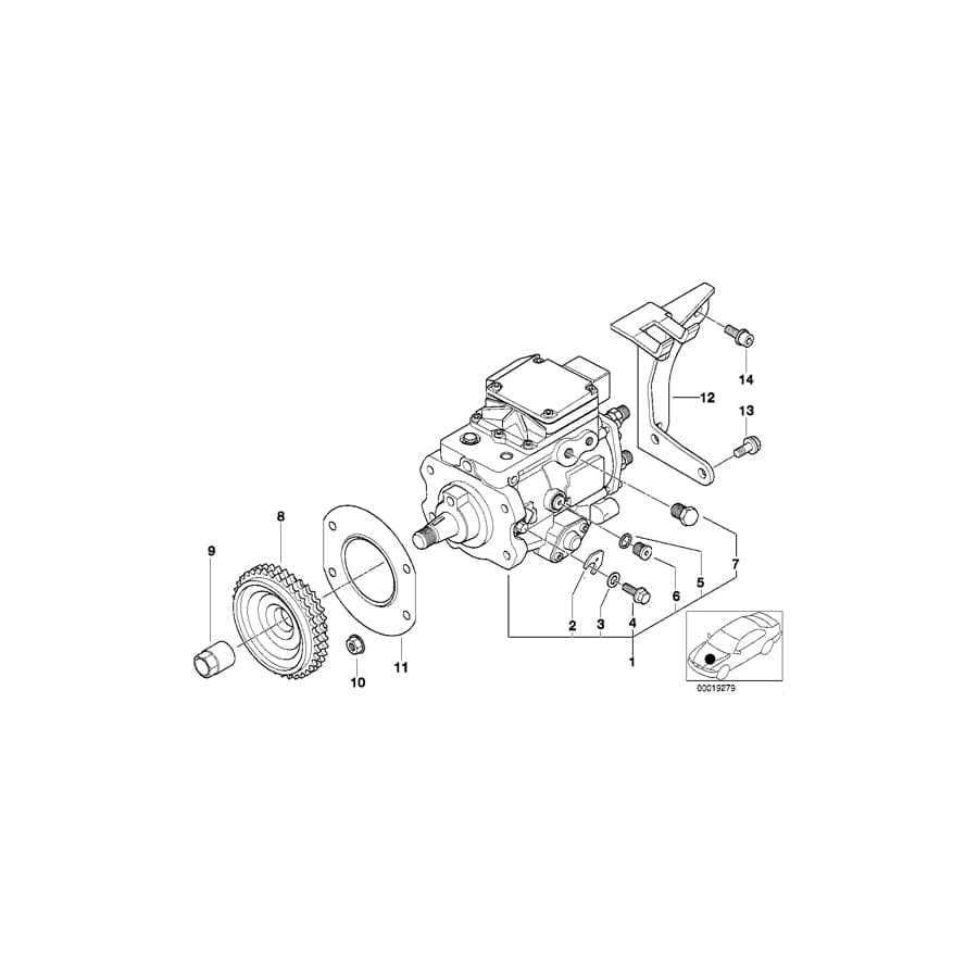 Genuine BMW 13517787532 E46 E39 At-Injection Pump (Inc. 320d & 520d) | ML Performance UK Car Parts