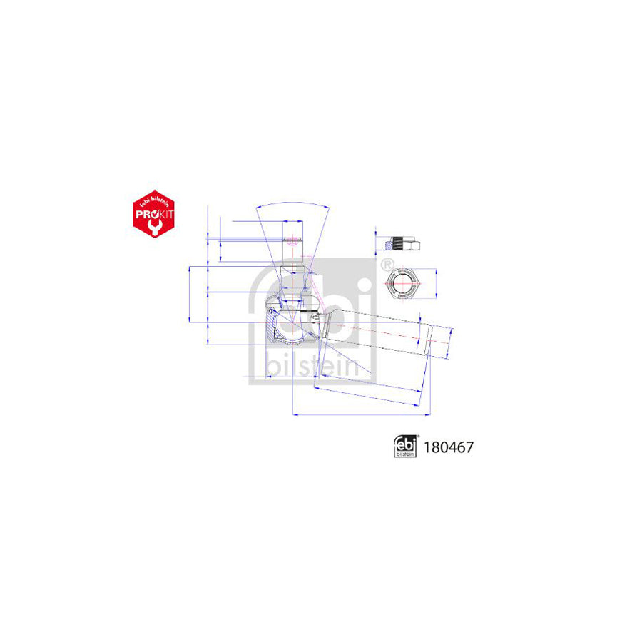 Febi Bilstein 180467 Track Rod End