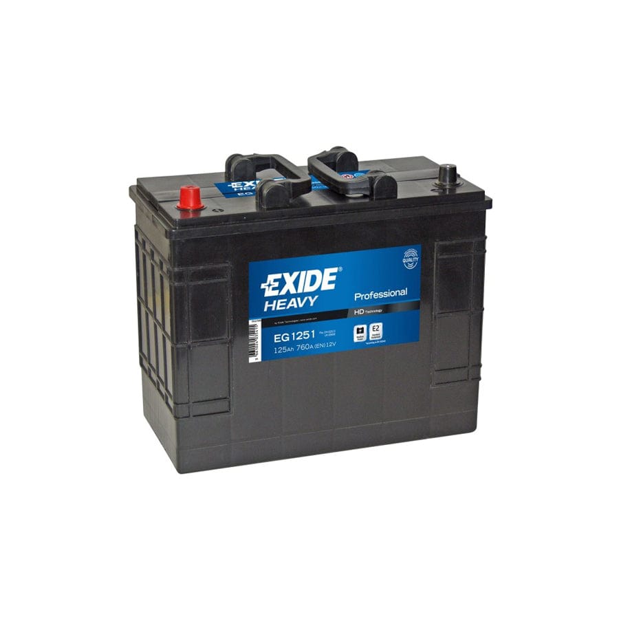 Exide EG1251 Start Pro Truck Battery 12V 125AH 760CCA W655SE | ML Performance UK Car Parts