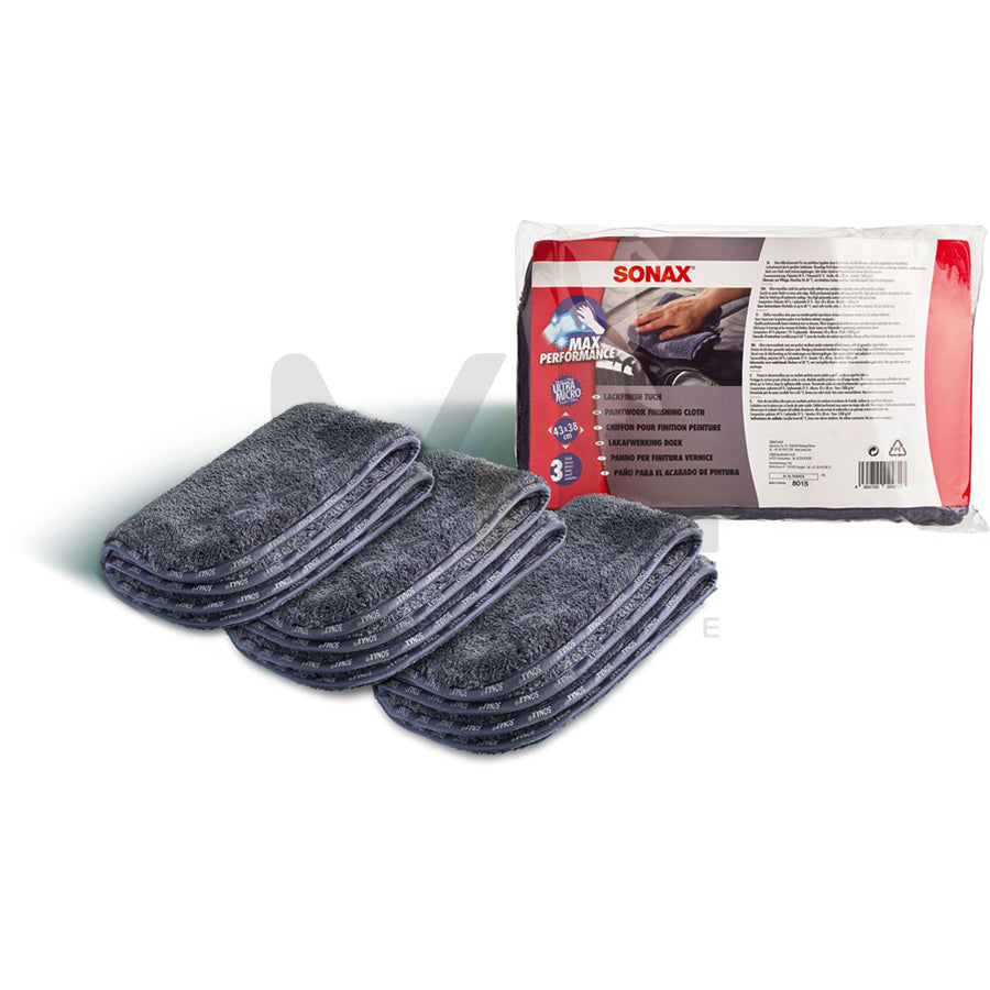 Sonax Paintwork Finish Cloth 3pcs. | ML Performance Car Care