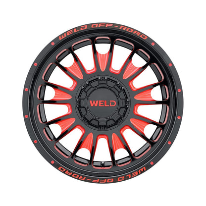 Weld W12200098476 Scorch W122 Wheel 20x10 6x135 ET-18 BS4.76 Gloss Black Milll Red