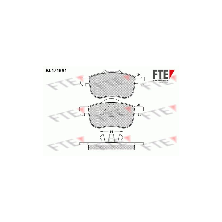 Fte BL1716A1 Brake Pad Set | ML Performance UK Car Parts