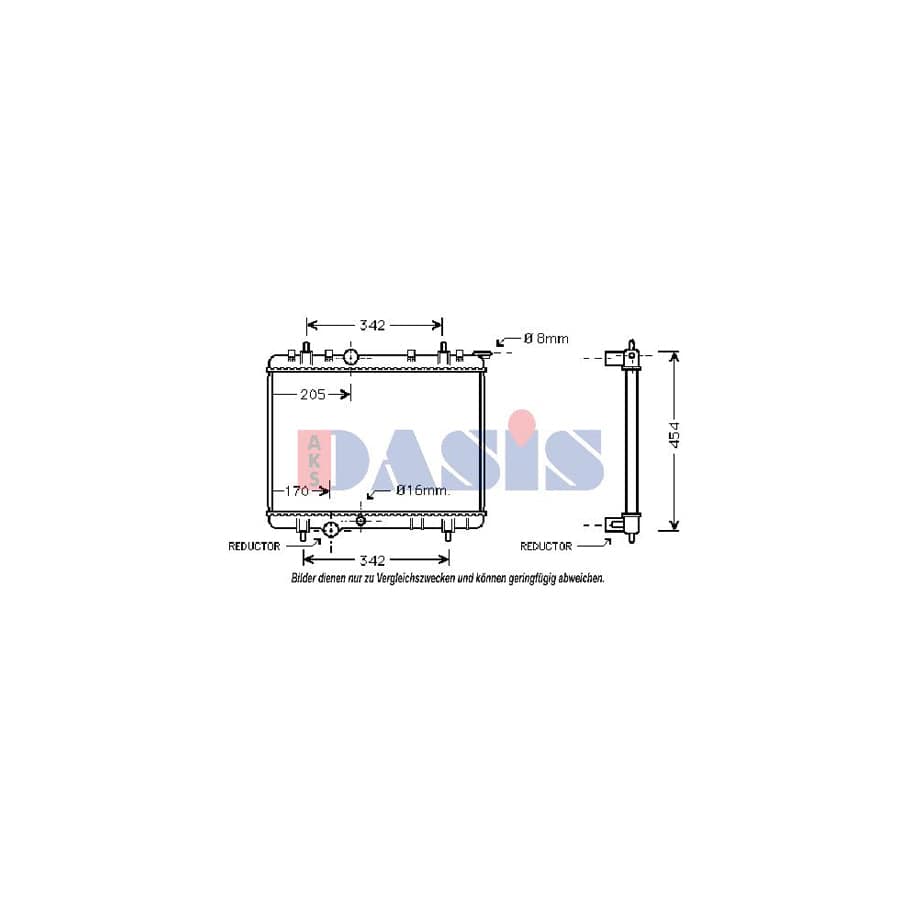 AKS Dasis 061110N Engine Radiator | ML Performance UK