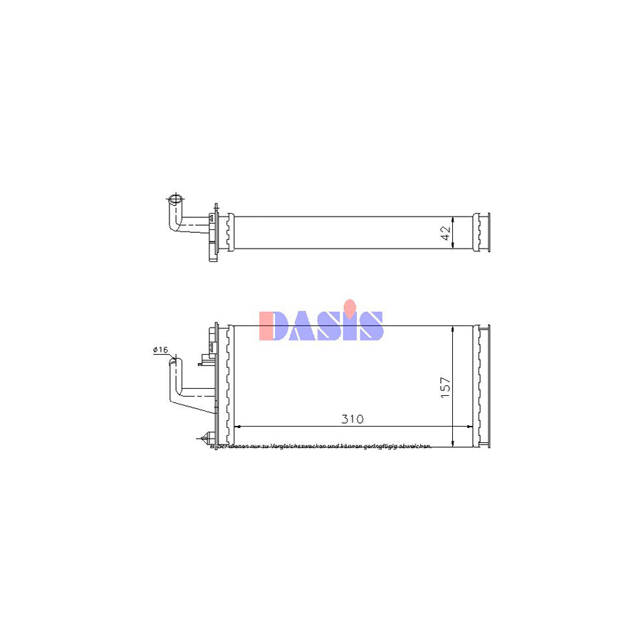 AKS Dasis 089190N Heater Matrix For IVeco Daily | ML Performance UK